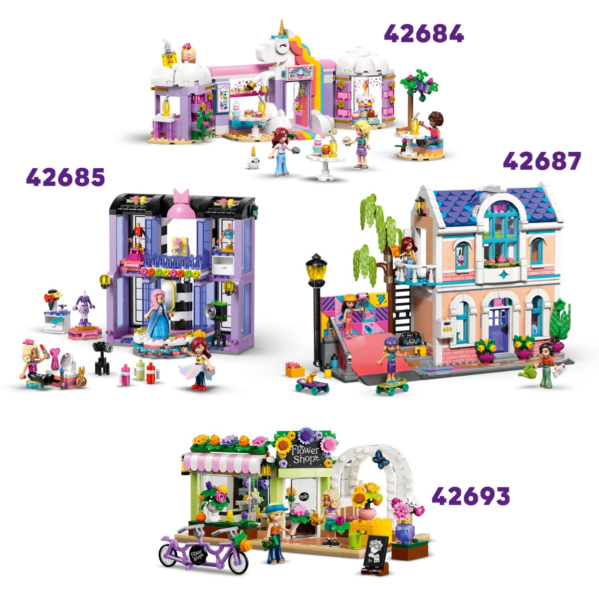 Đồ Chơi Lắp Ráp Vali Ngôi Nhà Búp Bê Sáng Tạo LEGO FRIENDS 42697 (355 Chi Tiết)