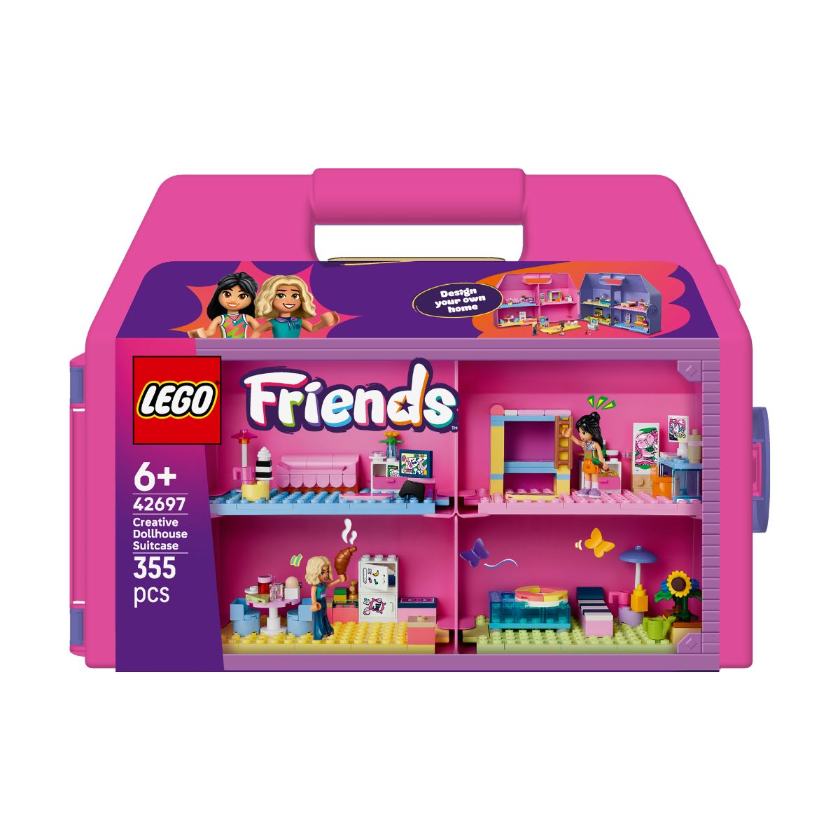 Đồ Chơi Lắp Ráp Vali Ngôi Nhà Búp Bê Sáng Tạo LEGO FRIENDS 42697 (355 Chi Tiết)