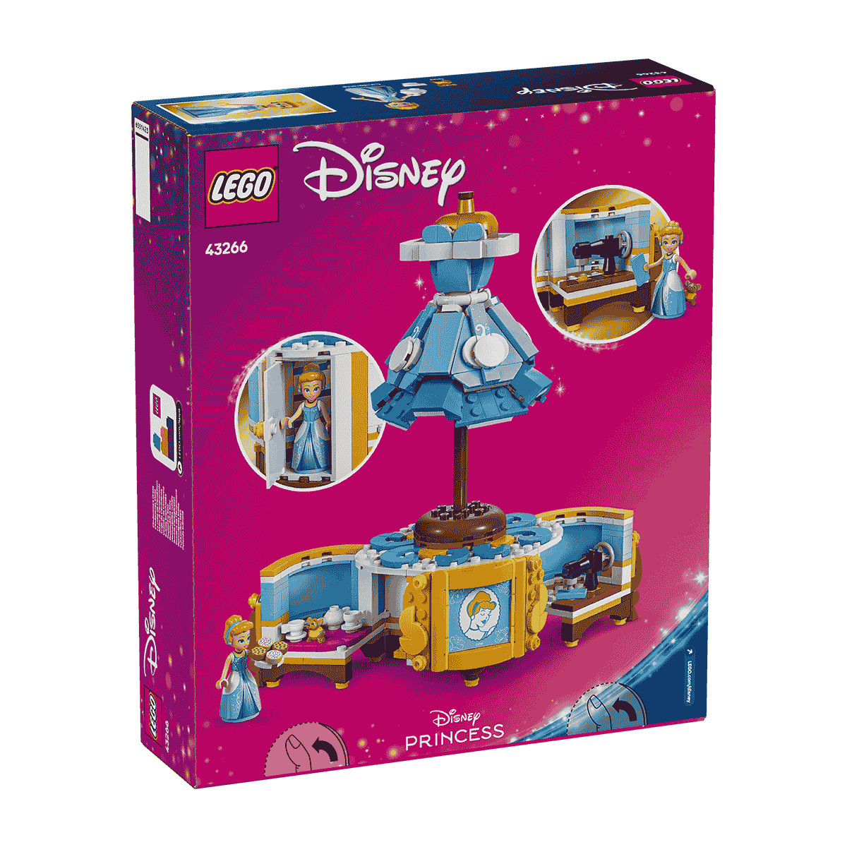 Đồ Chơi Lắp Ráp Váy Của Lọ Lem LEGO DISNEY PRINCESS 43266 (474 chi tiết)