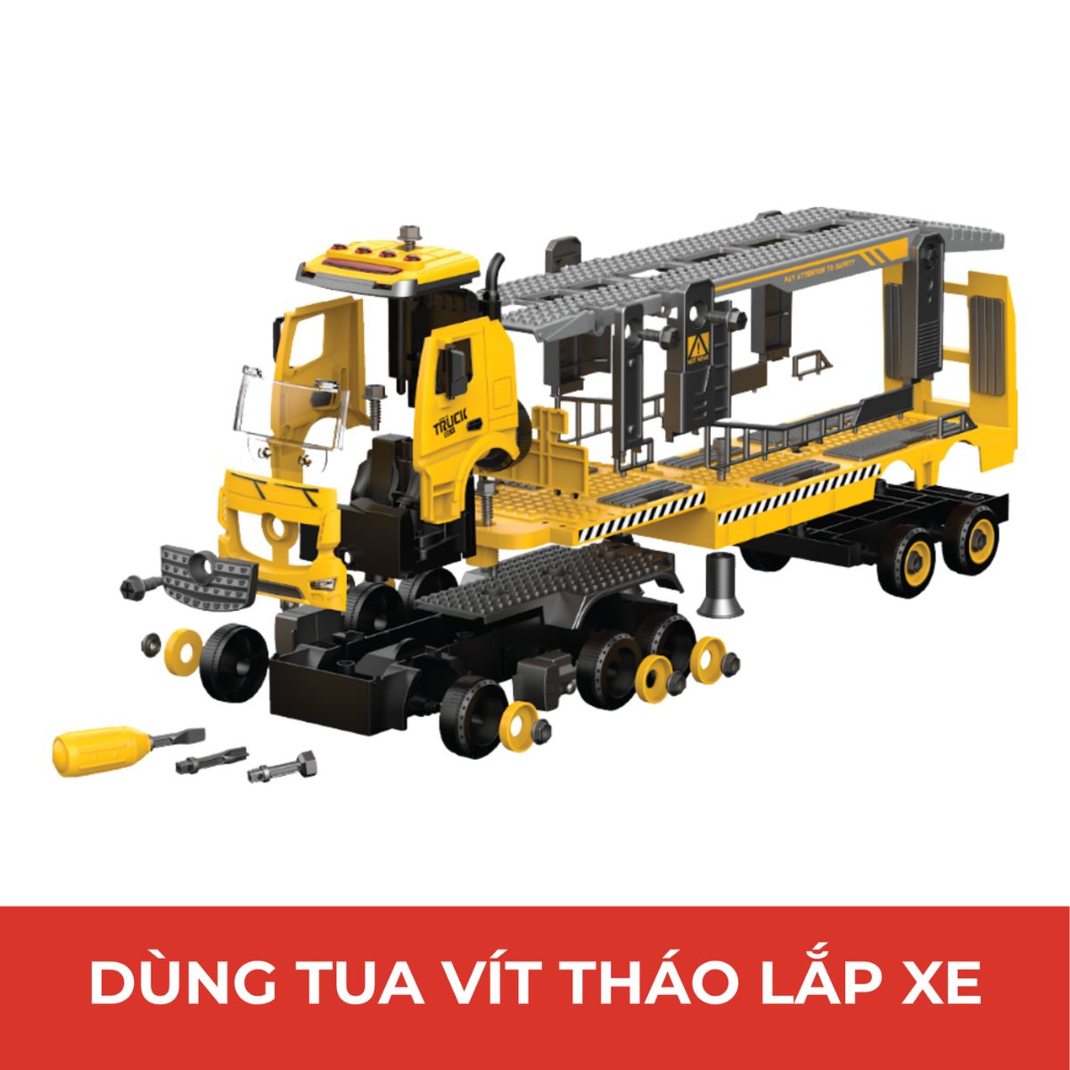 VECTO DIY Assembly Toy – Container Truck – VT9086A