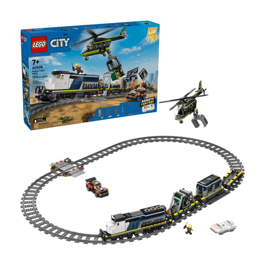 Đồ Chơi Lắp Ráp Vụ Cướp Tàu Hỏa Cảnh Sát LEGO CITY 60508 (1313 Chi Tiết)