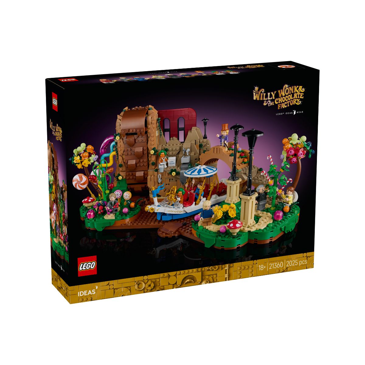 Đồ Chơi Lắp Ráp Willy Wonka Và Nhà Máy Sô-Cô-La LEGO IDEAS 21360
