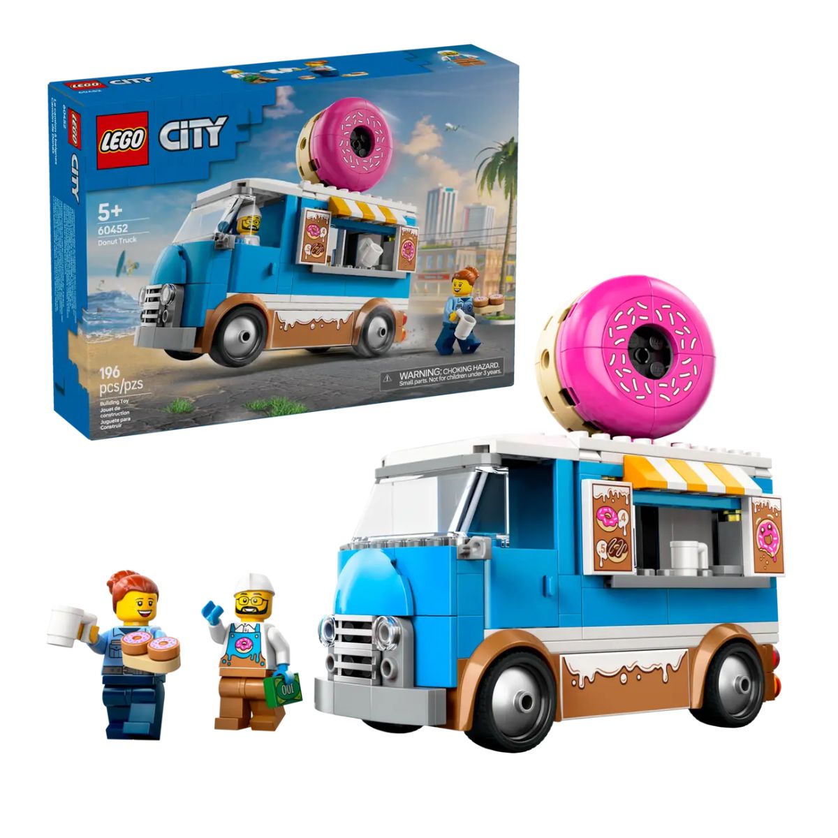Đồ Chơi Lắp Ráp Xe Bánh Donut Di Động LEGO CITY 60452