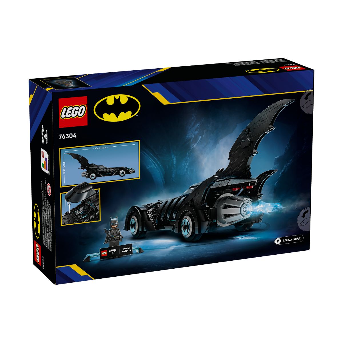 Đồ Chơi Lắp Ráp Xe Batman Forever™ LEGO SUPERHEROES 76304