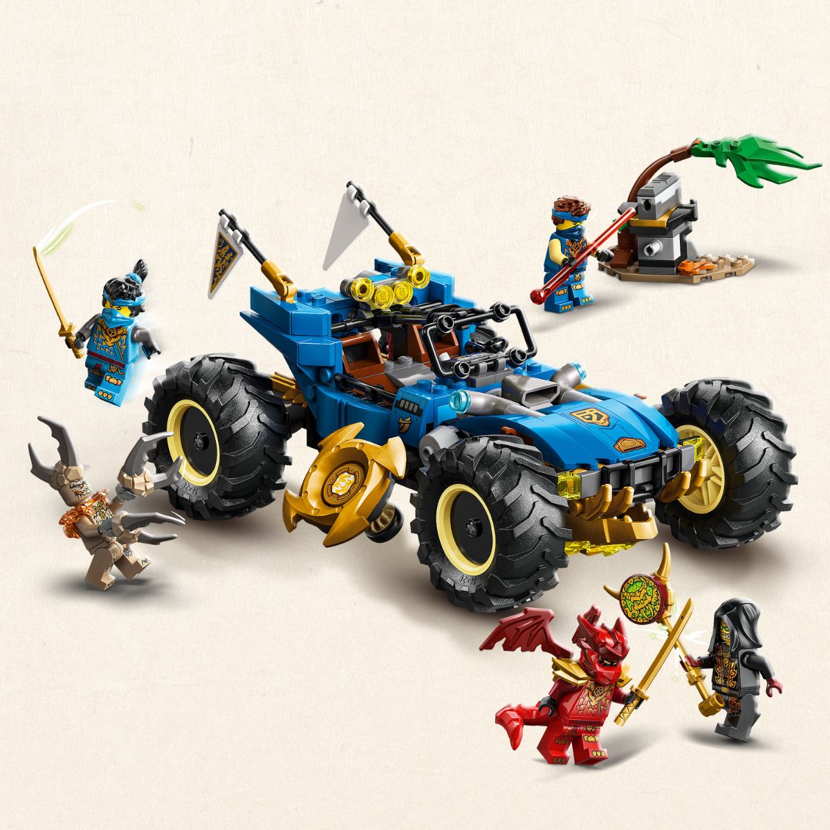 Đồ Chơi Lắp Ráp Xe Biến Hình Của Jay LEGO NINJAGO 71856