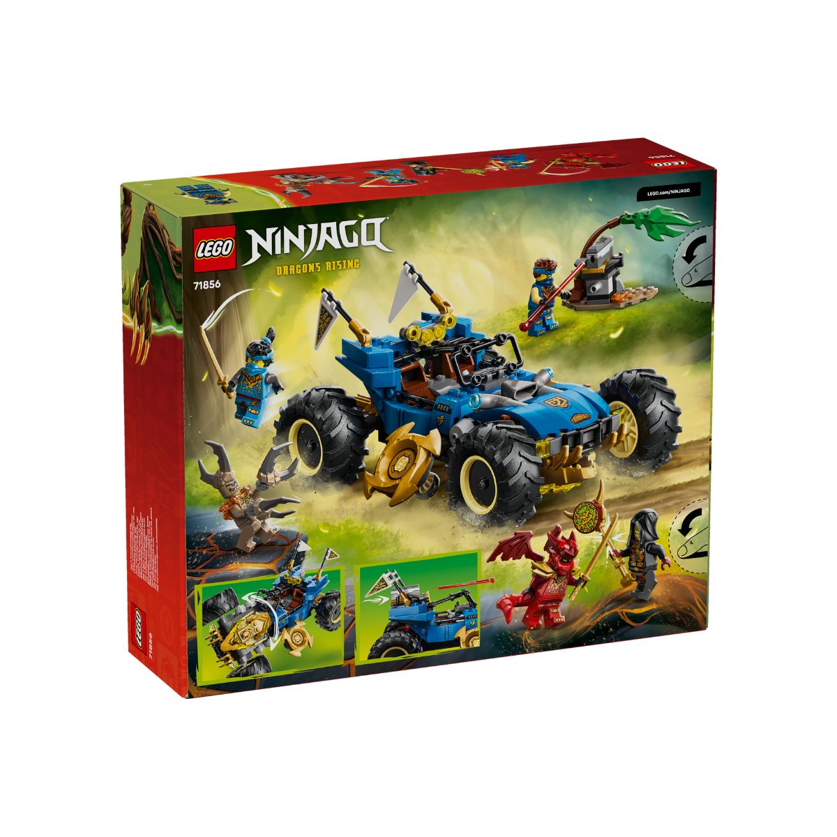 Đồ Chơi Lắp Ráp Xe Biến Hình Của Jay LEGO NINJAGO 71856