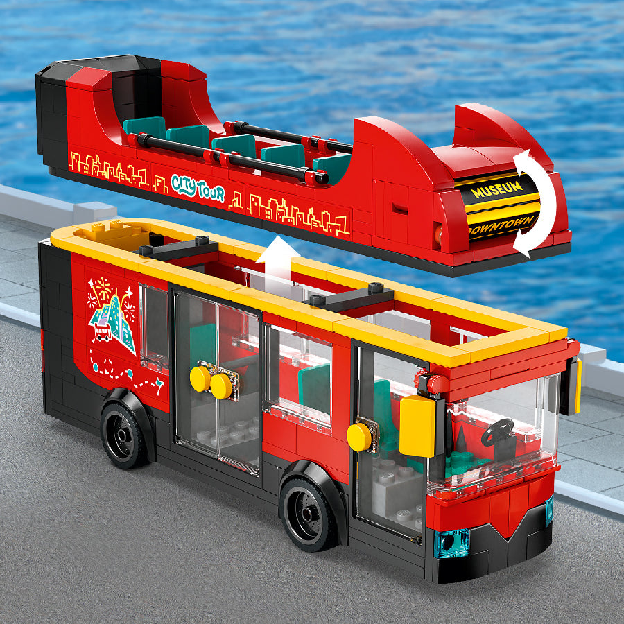 Đồ Chơi Lắp Ráp Xe Buýt Hai Tầng Màu Đỏ LEGO CITY 60407 (384 chi tiết)