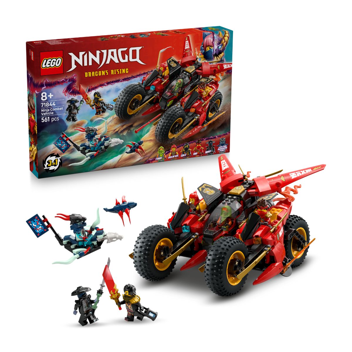 Đồ Chơi Lắp Ráp Xe Chiến Đấu Ninja Siêu Tốc LEGO NINJAGO 71844