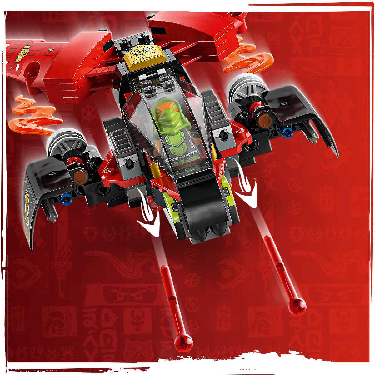 Đồ Chơi Lắp Ráp Xe Chiến Đấu Ninja Siêu Tốc LEGO NINJAGO 71844
