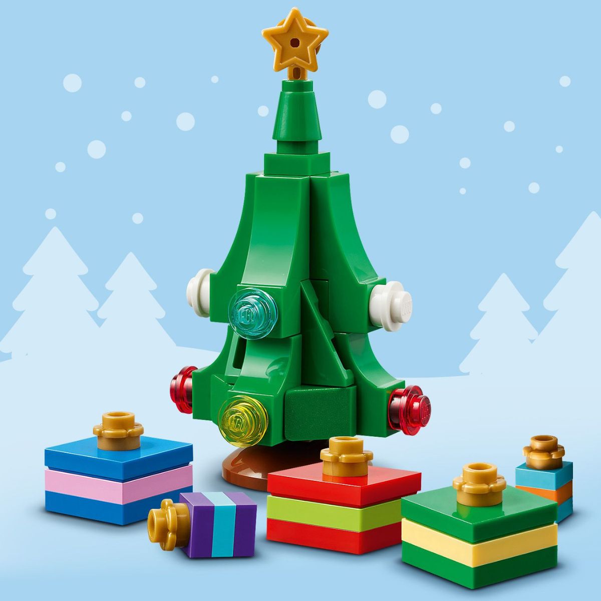 Đồ Chơi Lắp Ráp Xe Chở Quà Của Ông Già Noel LEGO SEASONS AND OCCASIONS 40746