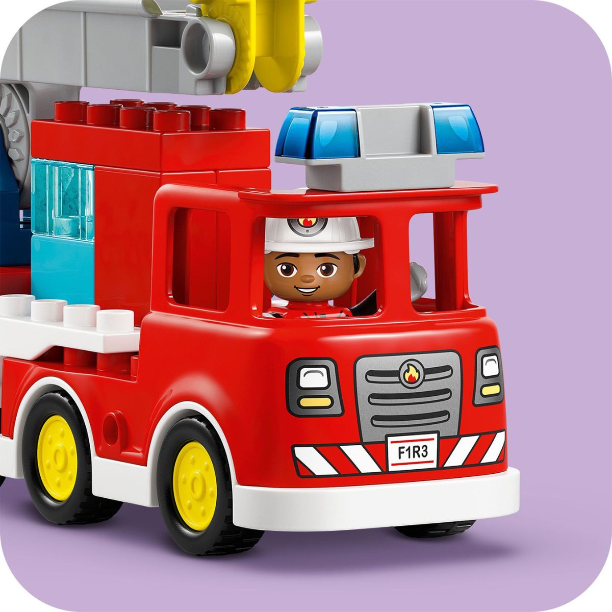 LEGO DUPLO Fire Engine with Water Sprayer and Firefighter 10473 