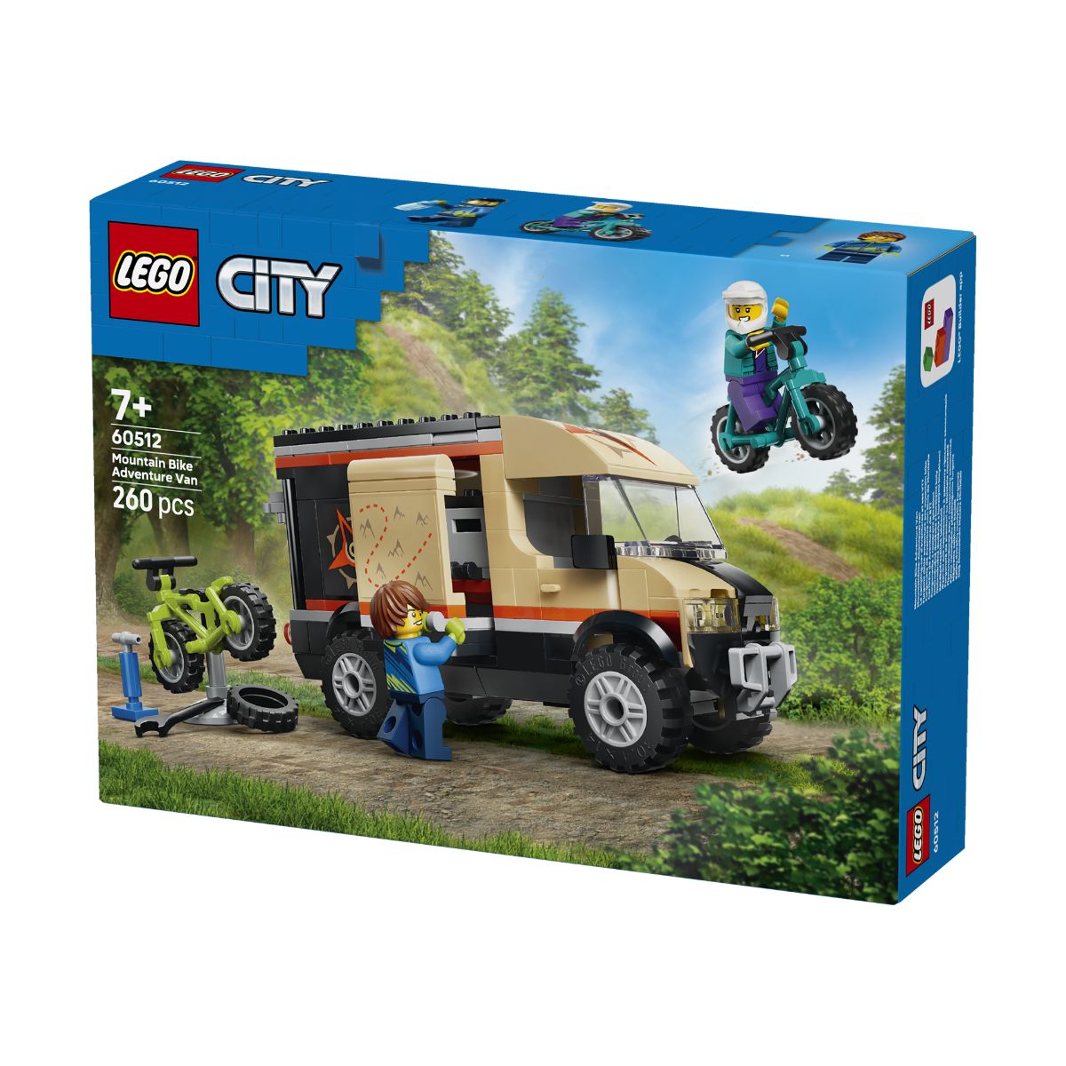 Đồ Chơi Lắp Ráp Xe Dã Ngoại Chở Xe Đạp Địa Hình LEGO CITY 60512 (260 chi tiết)