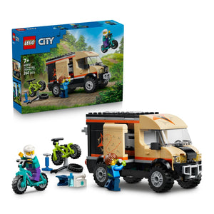 Đồ Chơi Lắp Ráp Xe Dã Ngoại Chở Xe Đạp Địa Hình LEGO CITY 60512 (260 chi tiết)