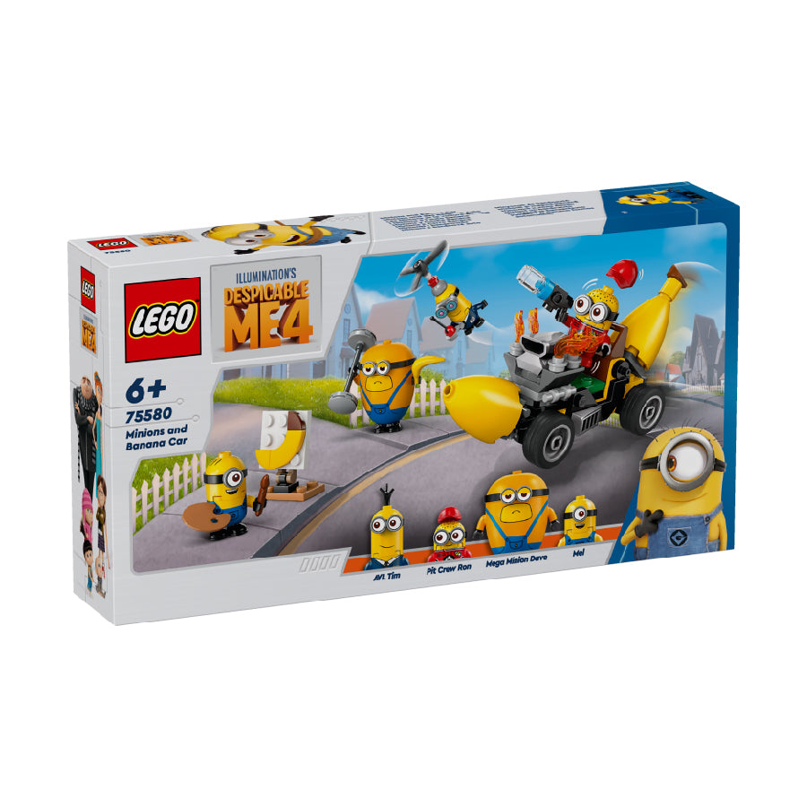 Đồ chơi lắp ráp Xe đua Chuối của Minions LEGO MINIONS 75580