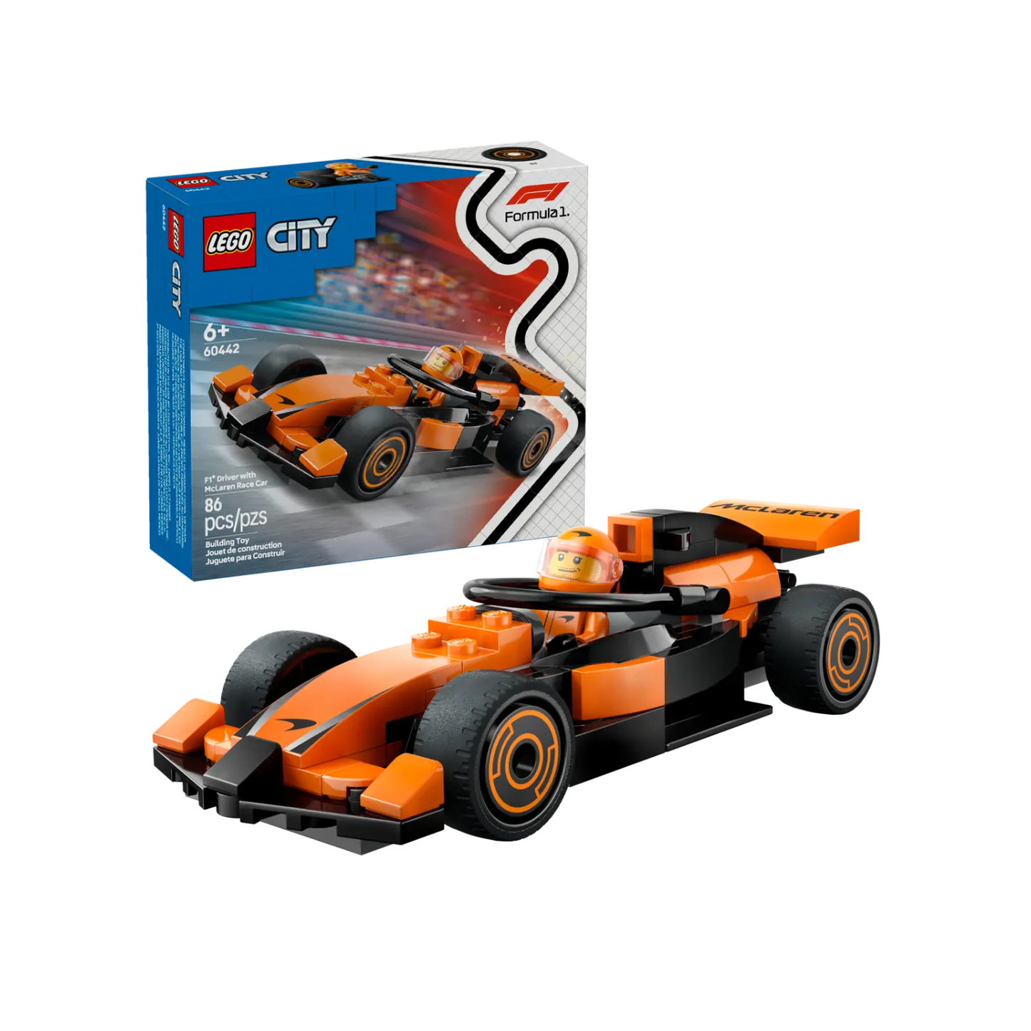 Đồ Chơi Lắp Ráp Xe Đua F1 LEGO CITY 60442