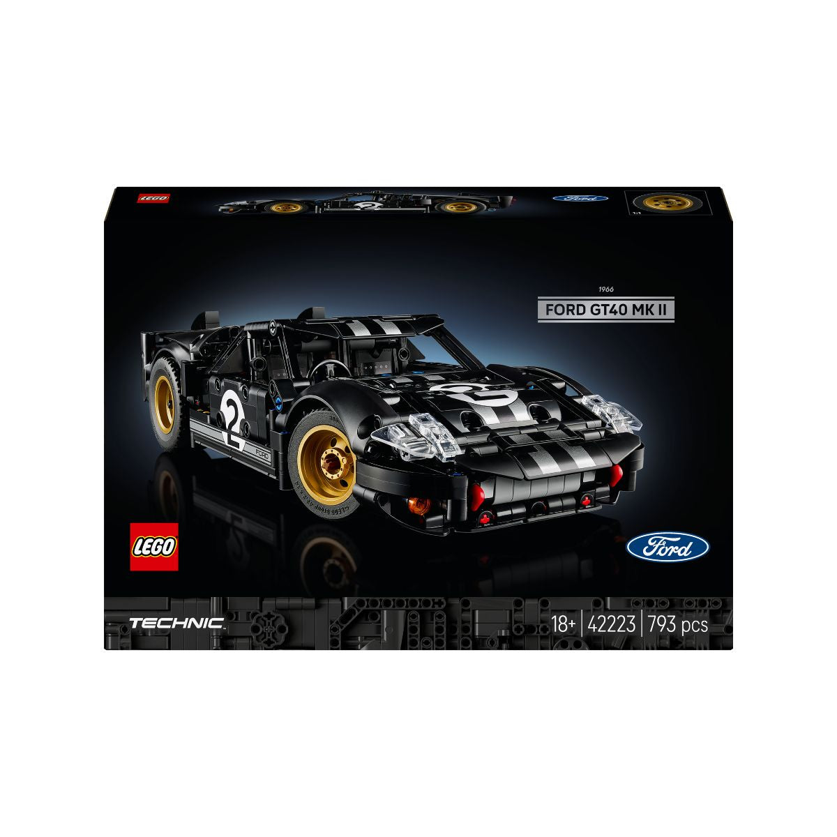 Đồ Chơi Lắp Ráp Xe Đua Ford GT40 MKII 1966 LEGO TECHNIC 42223