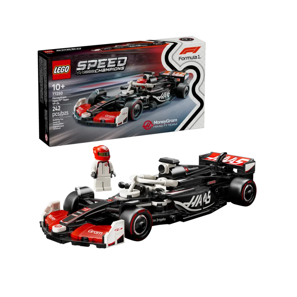 Đồ Chơi Lắp Ráp Xe Đua MoneyGram Haas F1® Team VF-24 LEGO SPEED CHAMPIONS 77250
