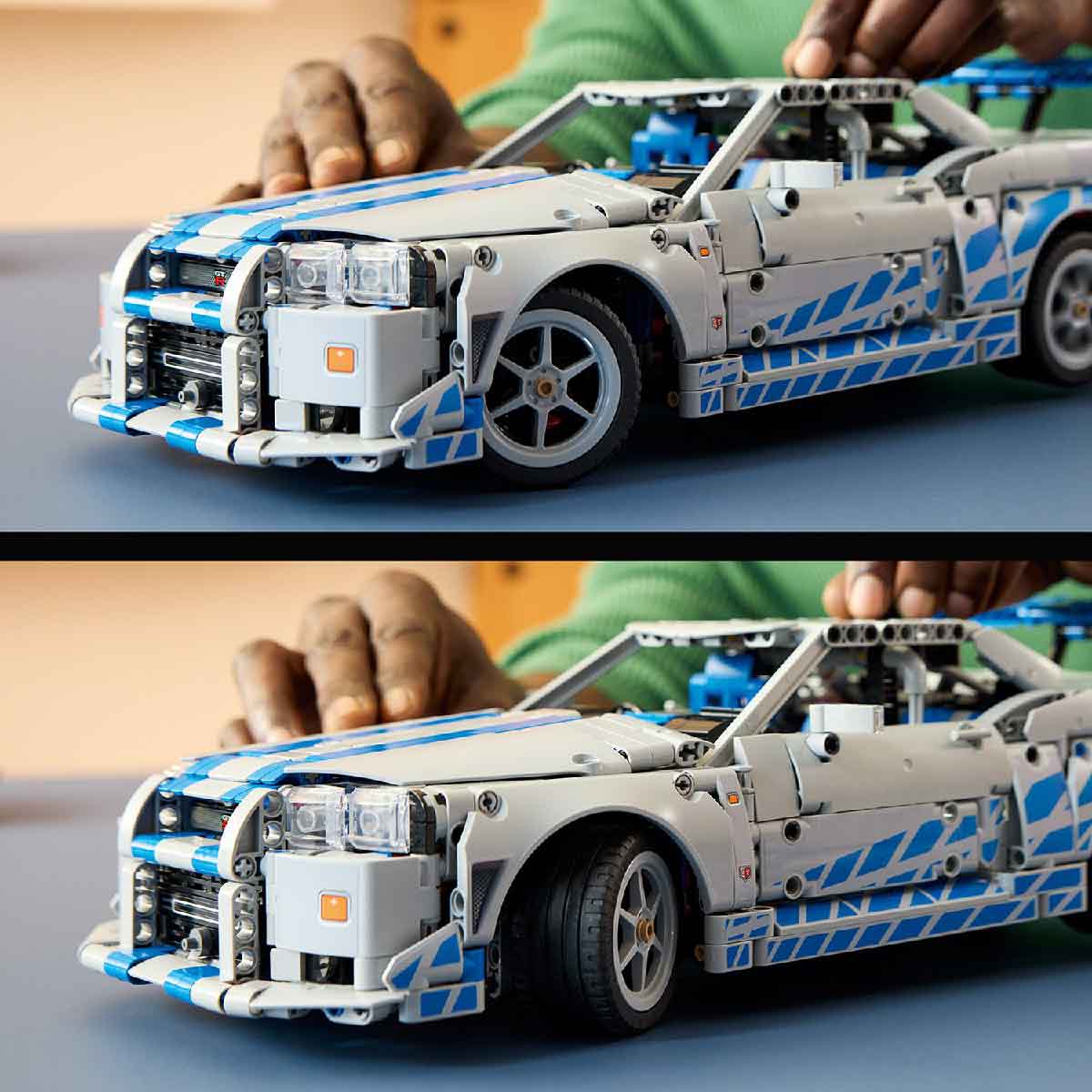 Nissan Skyline GT-R (R34) Race Car Building Toy LEGO Technic 42210