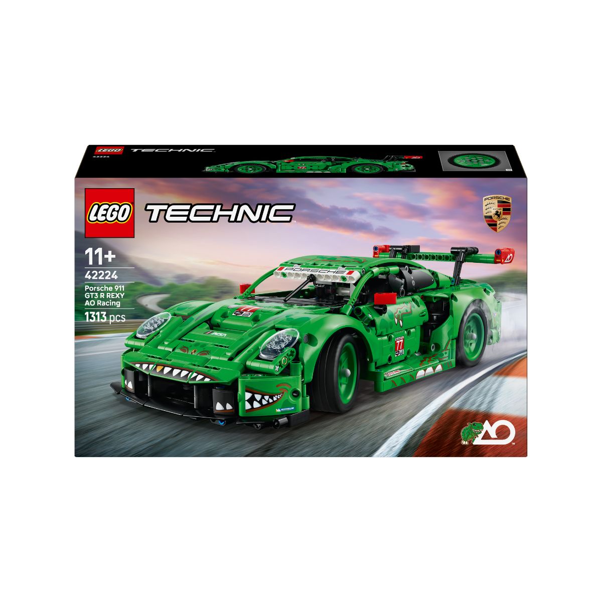 Đồ Chơi Lắp Ráp Xe Đua Porsche 911 GT3 R REXY AO LEGO TECHNIC 42224