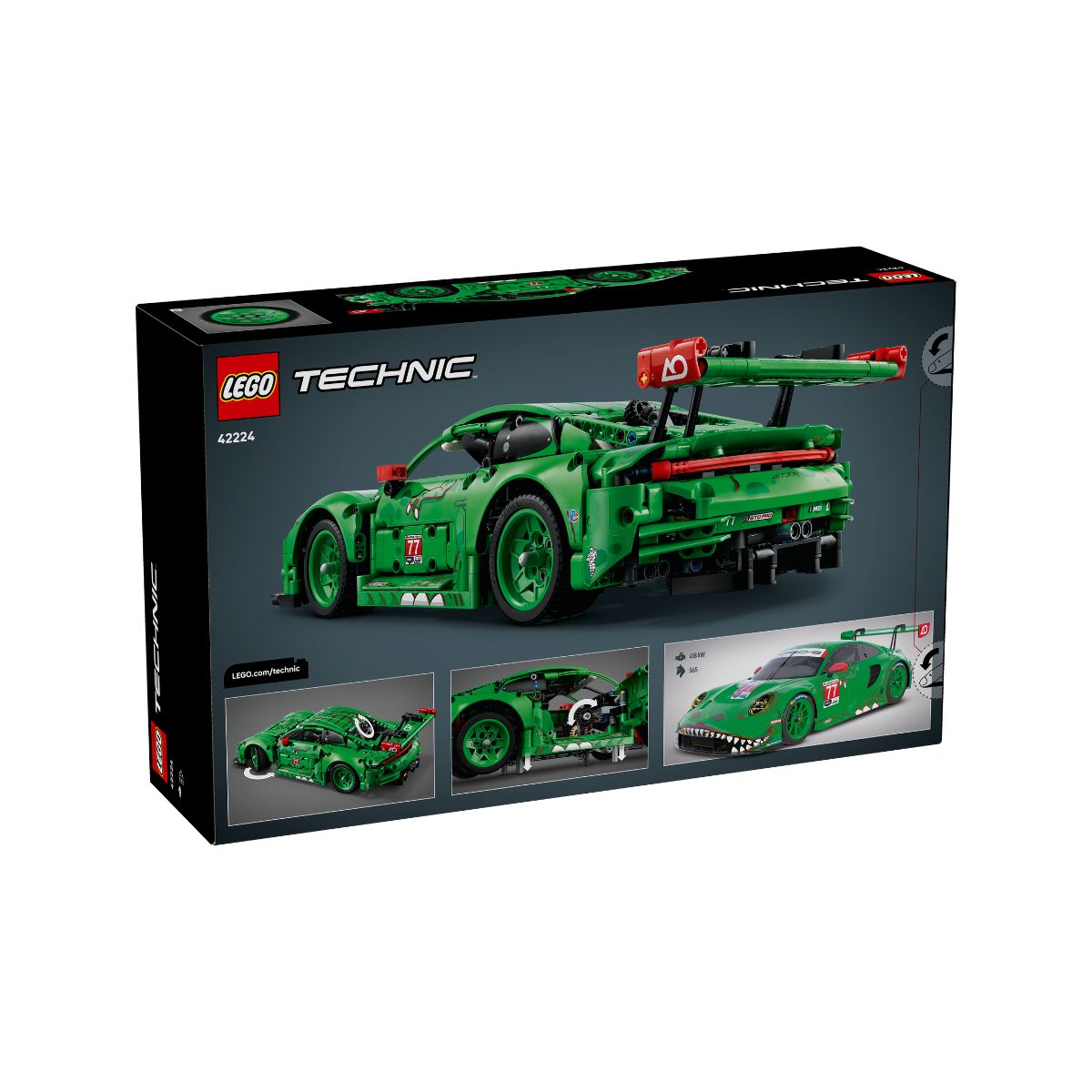 Đồ Chơi Lắp Ráp Xe Đua Porsche 911 GT3 R REXY AO LEGO TECHNIC 42224