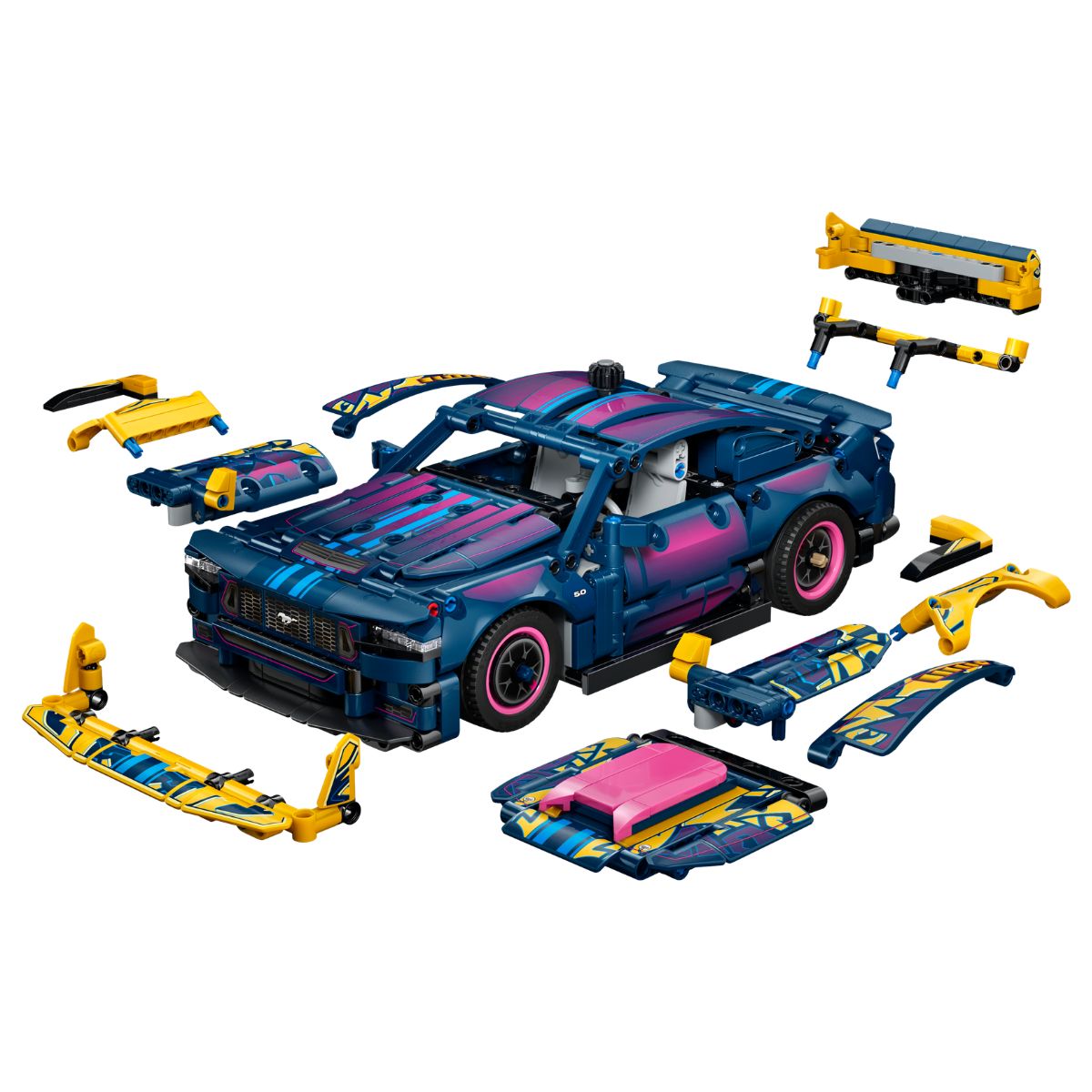 Đồ Chơi Lắp Ráp Xe Ford Mustang GT Với Gara Cá Nhân Hóa LEGO TECHNIC 42236 (973 Chi Tiết)