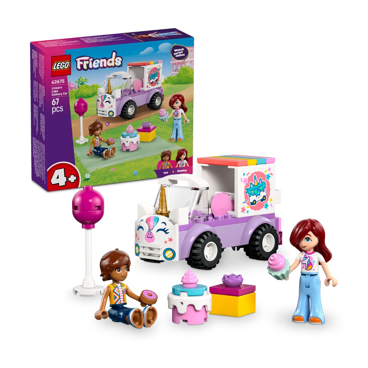 Đồ Chơi Lắp Ráp Xe Giao Bánh Kỳ Lân LEGO FRIENDS 42675