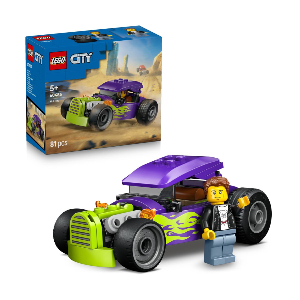 Đồ Chơi Lắp Ráp Xe Hot Rod Phong Cách Lego City 60485