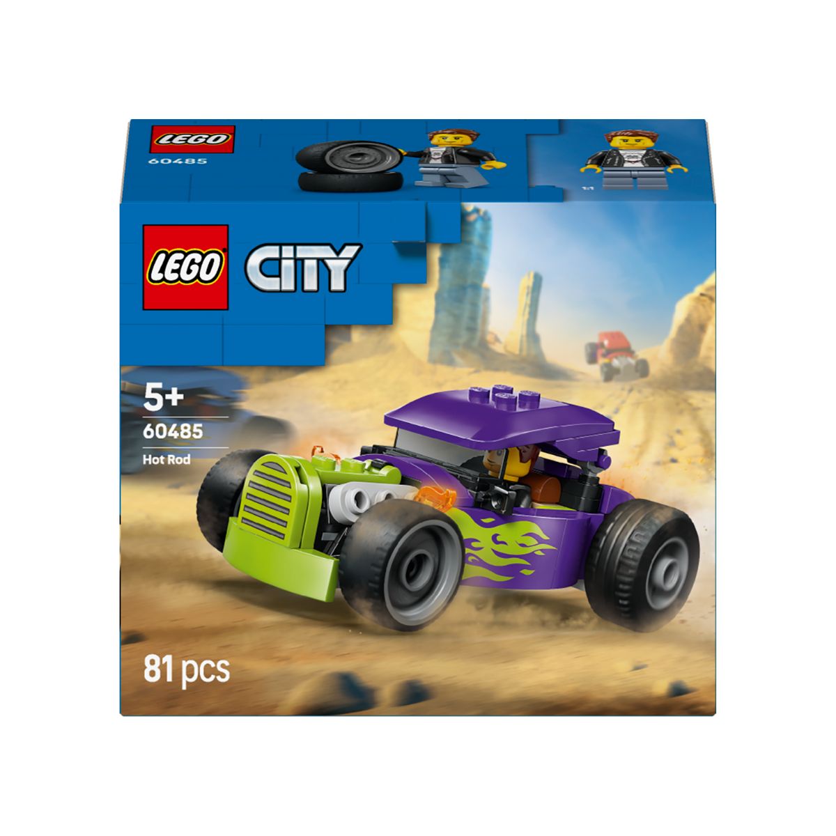 Đồ Chơi Lắp Ráp Xe Hot Rod Phong Cách LEGO CITY 60485