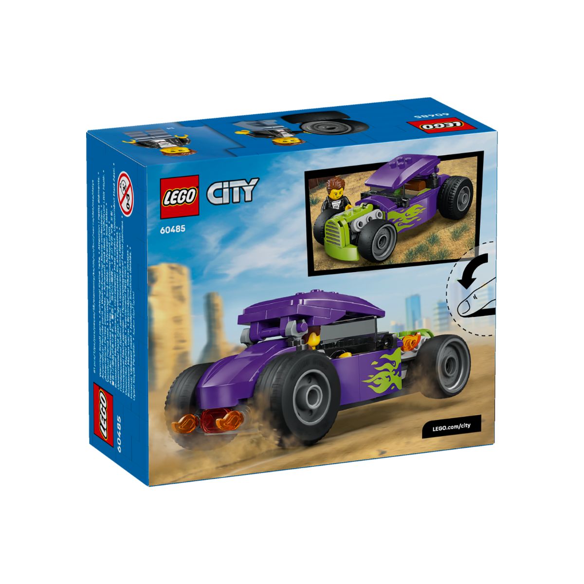 Đồ Chơi Lắp Ráp Xe Hot Rod Phong Cách LEGO CITY 60485