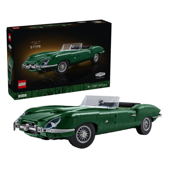 Đồ Chơi Lắp Ráp Xe Jaguar E-Type Cổ Điển LEGO ICONS 11381 (1673 Chi Tiết)