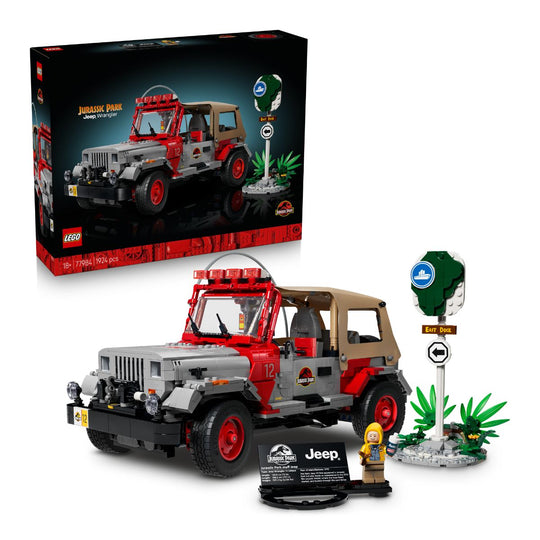 Jeep Wrangler Building Set LEGO JURASSIC 77984 (1,924 Pieces)