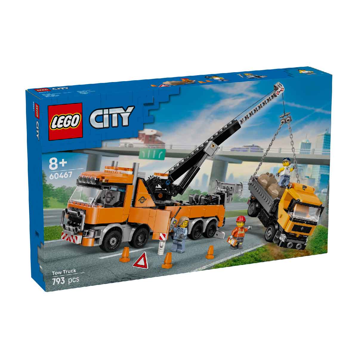 Đồ Chơi Lắp Ráp Xe Kéo Cứu Hộ Nặng Có Cẩu LEGO CITY 60467