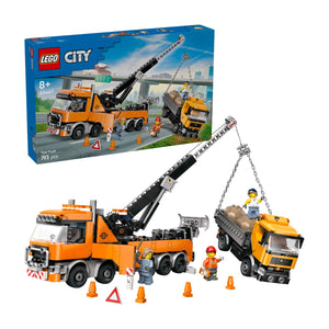 Đồ Chơi Lắp Ráp Xe Kéo Cứu Hộ Nặng Có Cẩu LEGO CITY 60467