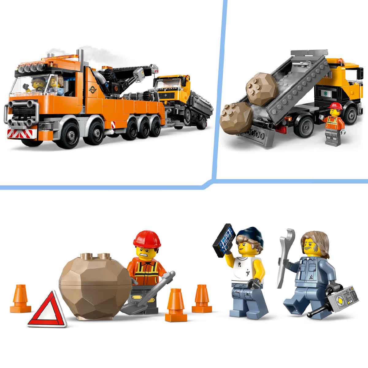 Đồ Chơi Lắp Ráp Xe Kéo Cứu Hộ Nặng Có Cẩu LEGO CITY 60467