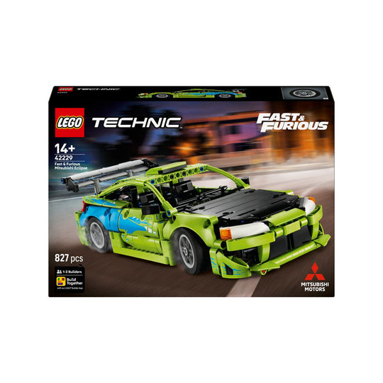 Đồ Chơi Lắp Ráp Xe Mitsubishi Eclipse Fast & Furious LEGO TECHNIC 42229 (827 chi tiết)