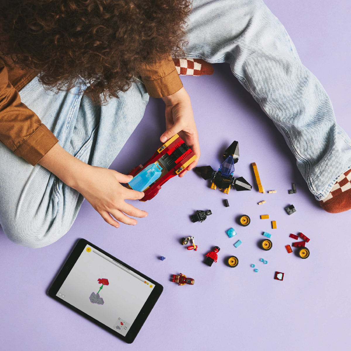 Đồ Chơi Lắp Ráp Xe Người Sắt, Black Panther Đấu Với Hulk LEGO SUPERHEROES 76310