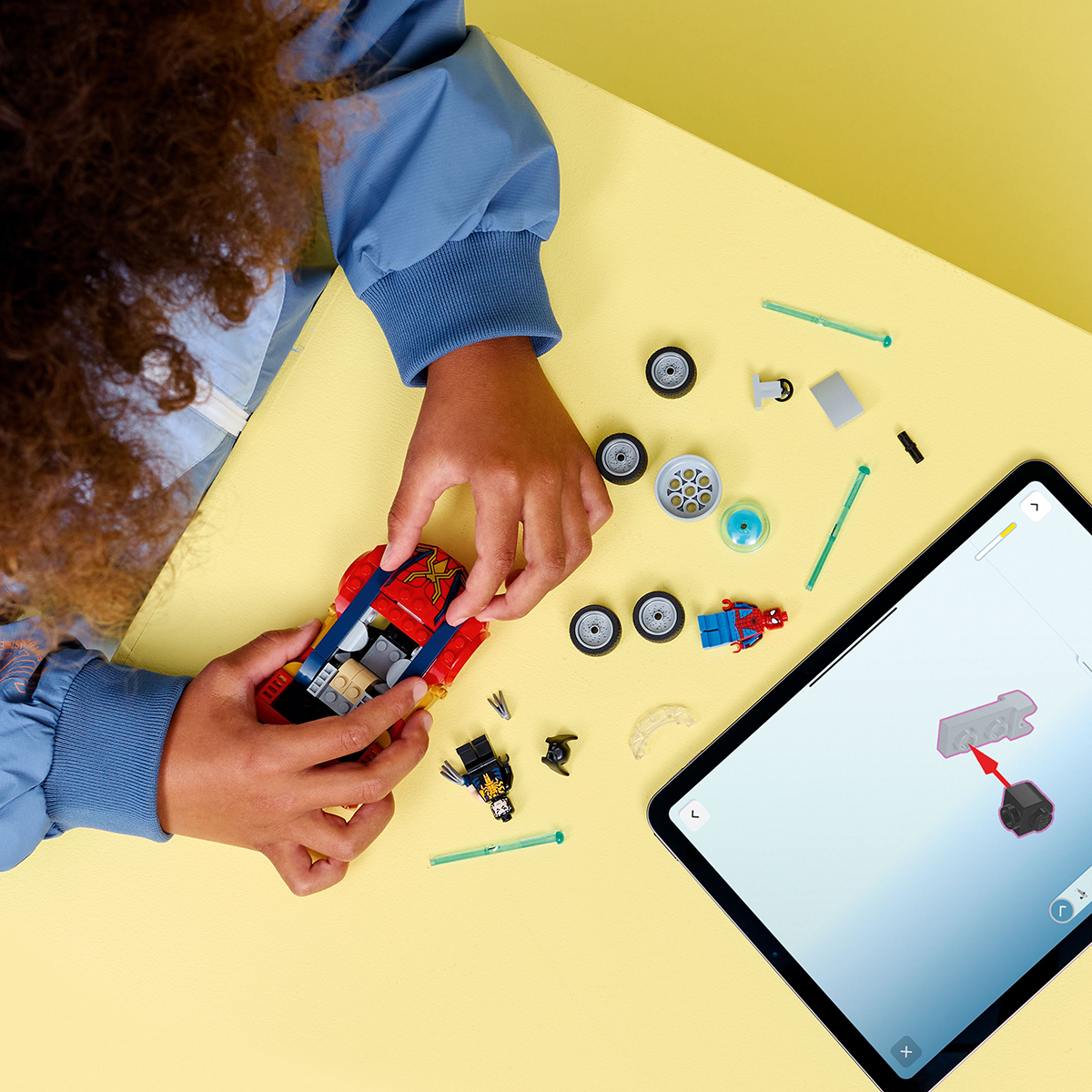 Đồ Chơi Lắp Ráp Xe Spider-Man Và Wolverine Bị Venom Hóa LEGO SUPERHEROES 76336