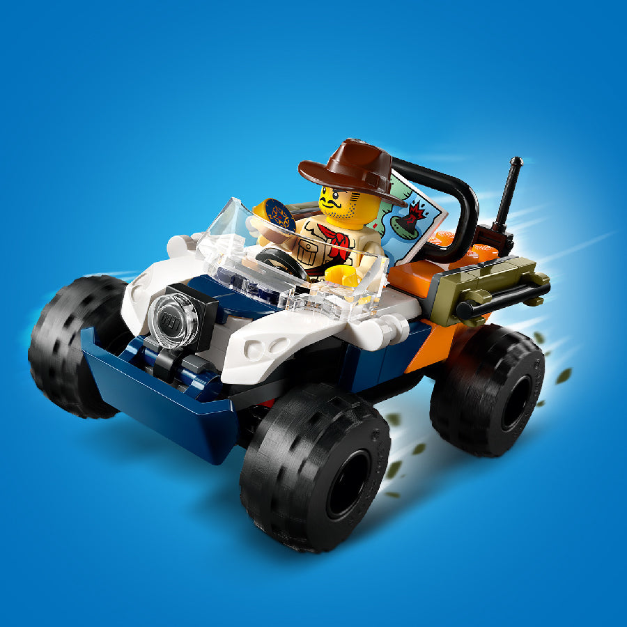 Đồ Chơi Lắp Ráp Xe Tải Atv Giải Cứu Gấu Trúc Đỏ LEGO CITY 60424 (92 chi tiết)