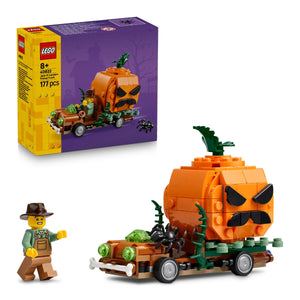 Jack-O'-Lantern Pickup Truck Building Set LEGO SEASONS AND OCCASIONS 40822 (177 Pieces)