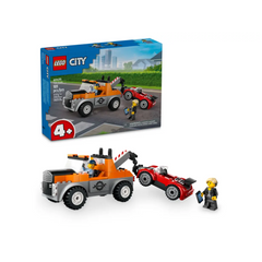 Đồ Chơi Lắp Ráp Xe Tải Đầu Kéo Và Xe Thể Thao LEGO CITY 60435 (101 chi tiết)