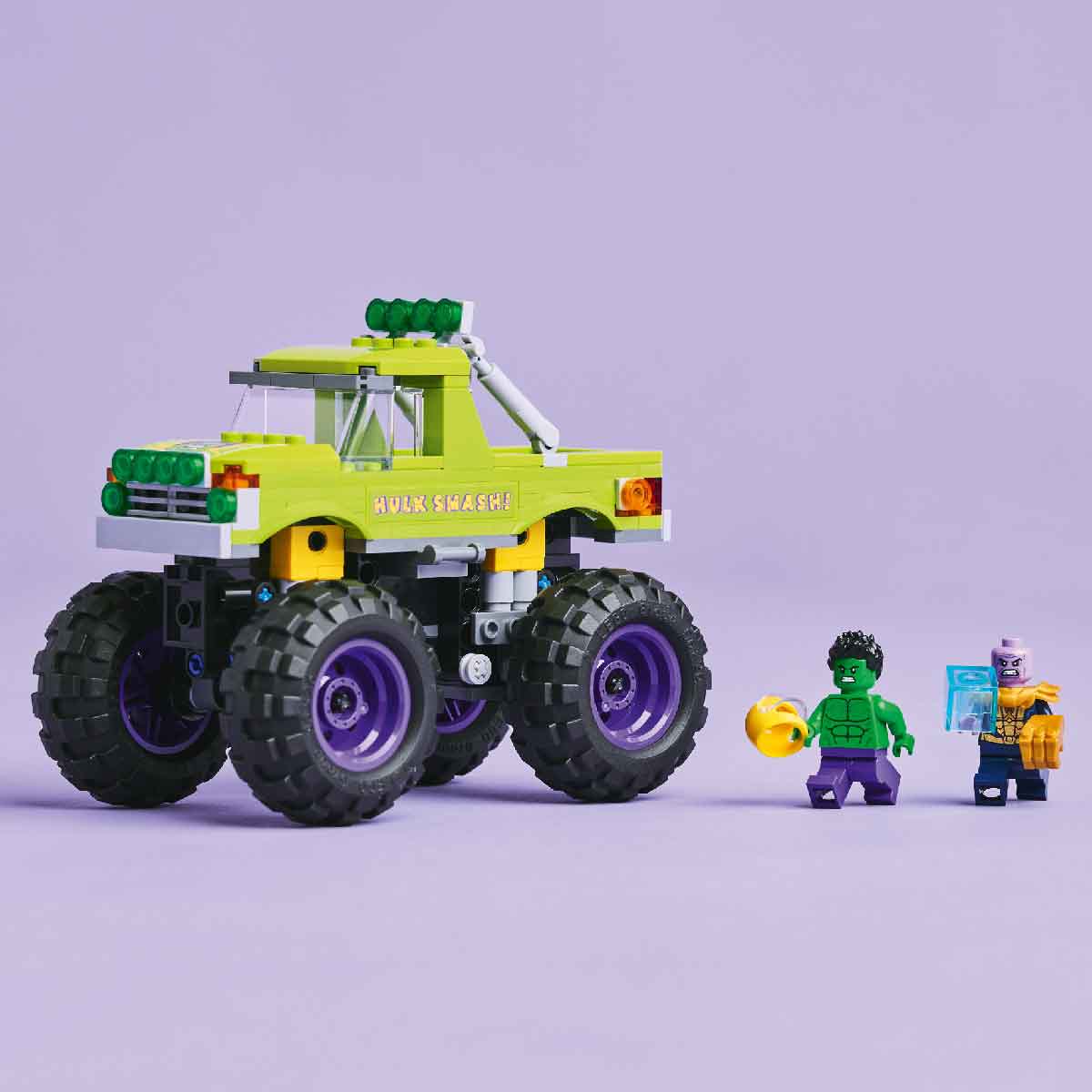 Đồ Chơi Lắp Ráp Xe Tải Hulk Đối Đầu Thanos LEGO SUPERHEROES 76312