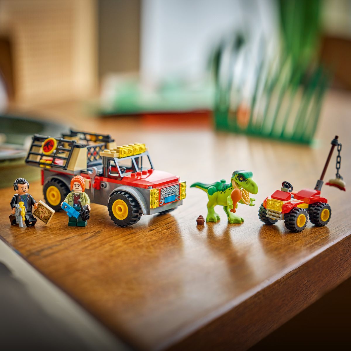 Đồ Chơi Lắp Ráp Xe Tải Vận Chuyển Khủng Long T. Rex LEGO JURASSIC 77978 (115 Chi Tiết)