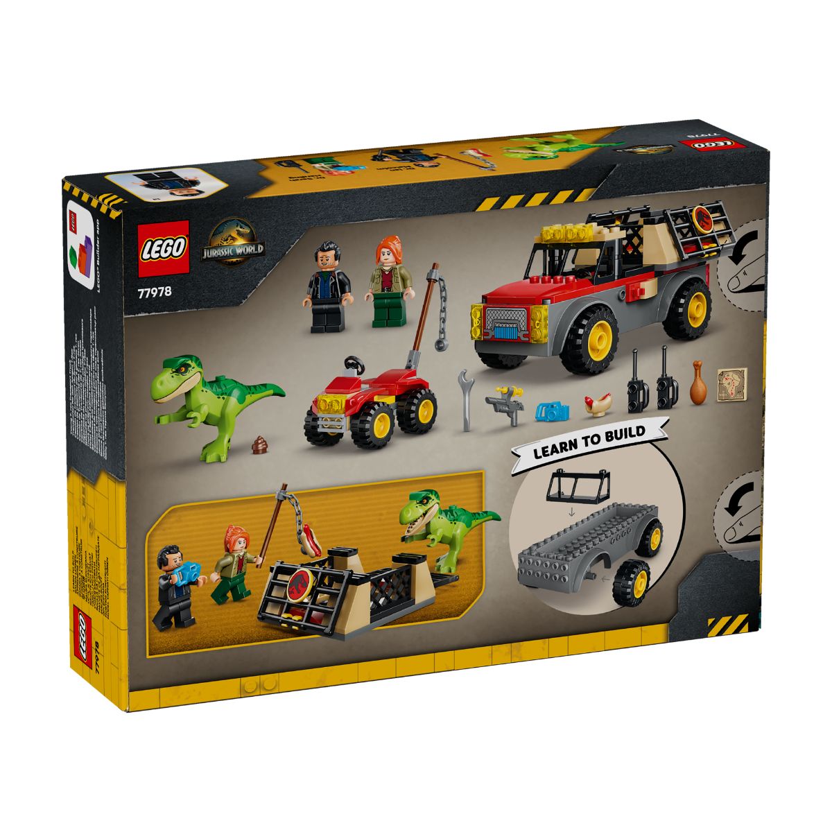 Đồ Chơi Lắp Ráp Xe Tải Vận Chuyển Khủng Long T. Rex LEGO JURASSIC 77978 (115 Chi Tiết)