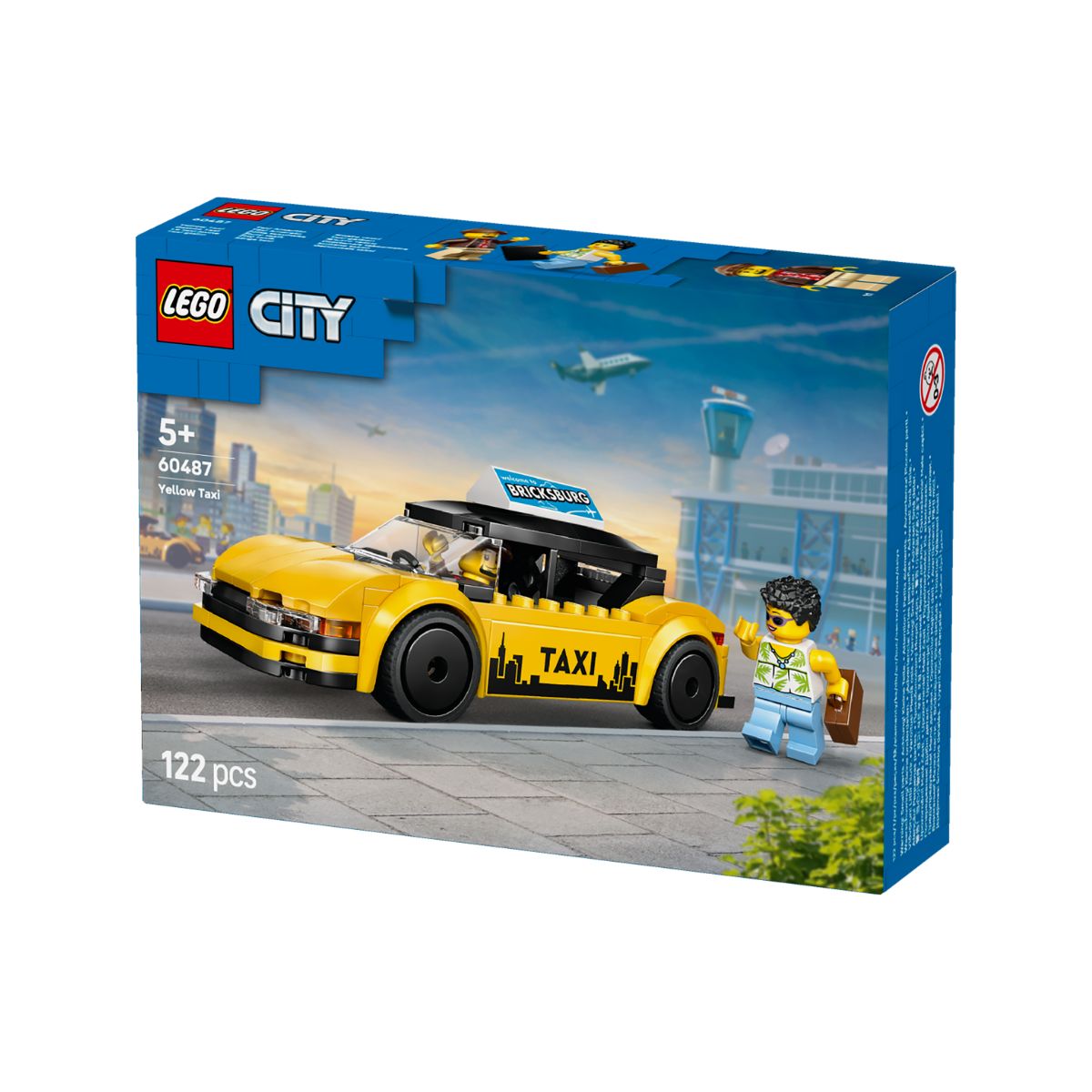 Đồ Chơi Lắp Ráp Xe Taxi Màu Vàng LEGO CITY 60487