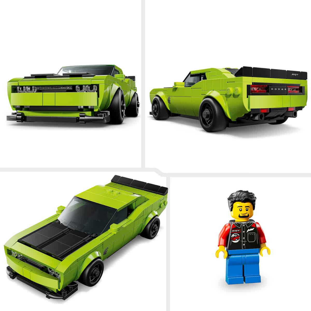 Đồ Chơi Lắp Ráp Xe Thể Thao Dodge Challenger SRT Hellcat LEGO SPEED CHAMPIONS 77237