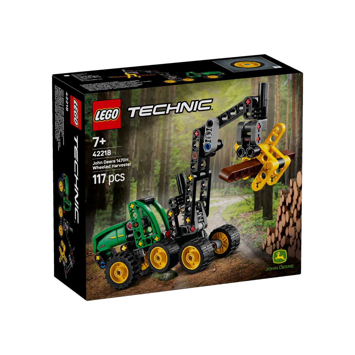 Đồ Chơi Lắp Ráp Xe Thu Hoạch Gỗ John Deere LEGO TECHNIC 42218