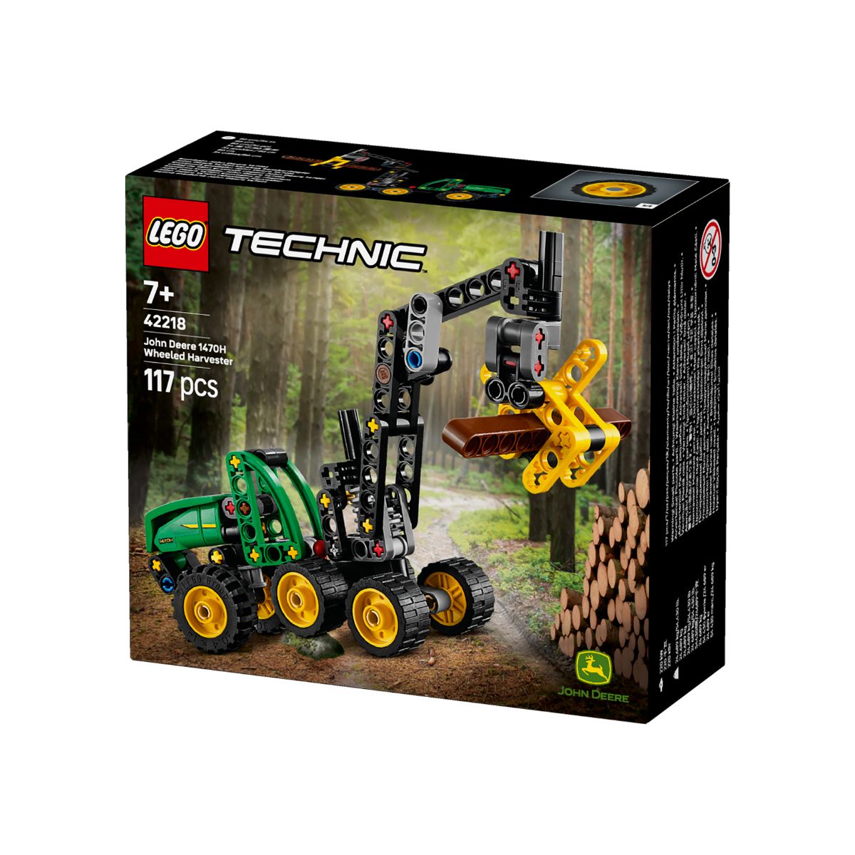 Đồ Chơi Lắp Ráp Xe Thu Hoạch Gỗ John Deere LEGO TECHNIC 42218