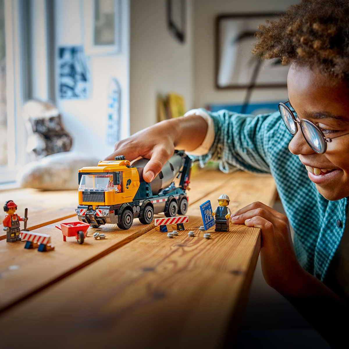 Đồ Chơi Lắp Ráp Xe Trộn Xi Măng LEGO CITY 60478