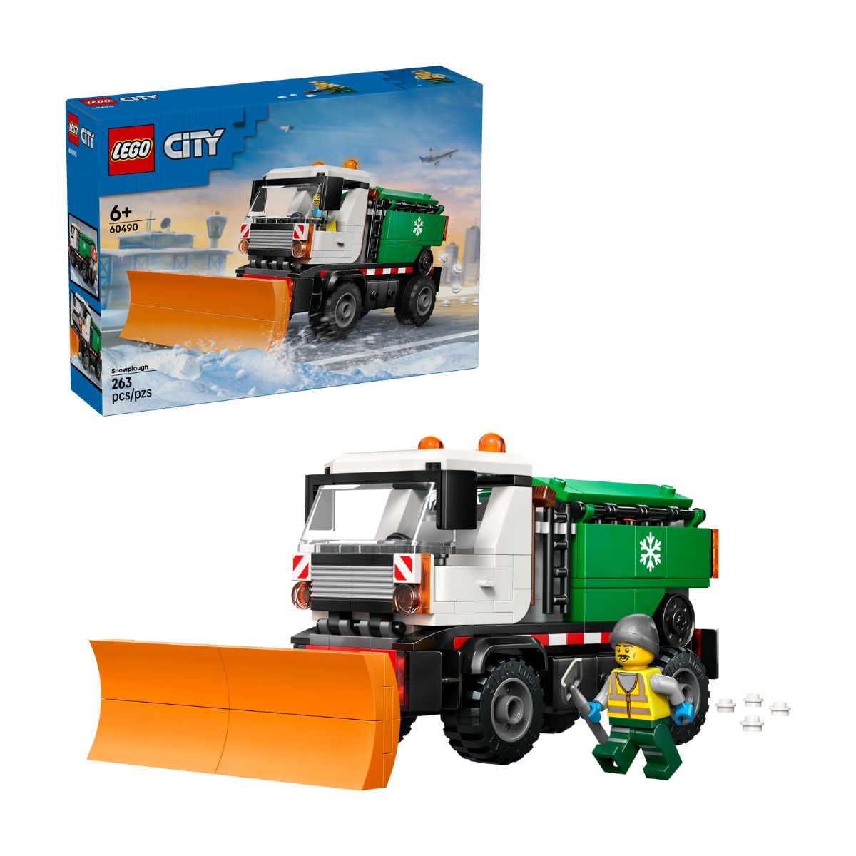 Đồ Chơi Lắp Ráp Xe Ủi Tuyết LEGO CITY 60490