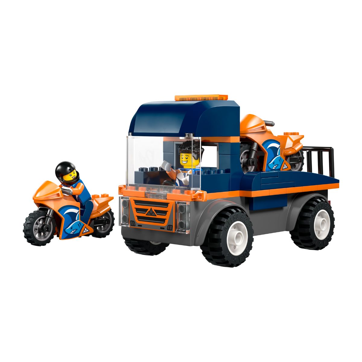 Đồ Chơi Lắp Ráp Xe Vận Chuyển Mô Tô Chuyên Dụng LEGO CITY 60491